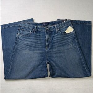 Lucky Brand Blue Wide Leg Crop Jeans
